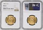 $10 EAGLE 1893 USA  NGC MS 61
