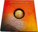 Samoa 5 Dollar 2020 Basketball Spherical Coin, Signature Johann Heeren, 1 oz, Feinsilber neuwertig in OVP