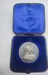 Preussen / Kaiserreich Medaille ohne Jahr Wilhelm II. und Auguste Victoria, Ehejubiläum, Goldene Hochzeit Proof mit Originalbox