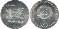 DDR 20 Mark Deutsche Demokratische Republik, 225. Todestag Johann Sebastian Bach, 1685-1750 -