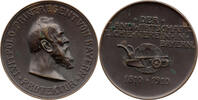 Königreich Bayern Bronzemedaille Luitpold Prinzregent, Protektor, Landwirtschaftsverein Bayern, 100 Jahre -