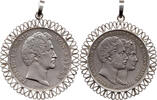 Bayern Geschichtsdoppeltaler (3 1/2 Gulden) Hochzeit Kronprinz von Bayern & Prinzessin von Preussen, München, Fehlprägung -