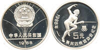China 5 Yuan Olympische Sommerspiele 1988, Seoul, Fechten -