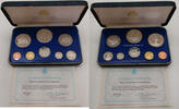 Barbados 18,91 Dollar Proof Set, Franklin Mint, 8 Münzen -