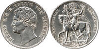 Sachsen 1 Thaler Johann I, 1854 - 1873, König von Sachsen, Ein Pfund Fein, Dresden, Siegestaler -