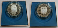 Panama 20 Balboas Simón Bolívar, Unzirkulierte Münzen, Franklin Mint, Pennsylvania -