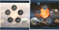 Deutschland 5 x 5 Euro Blauer Planet, alle Prägestätten, Klimazonen der Erde -