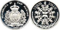 San Marino 10000 Lira Europa Morgen, Europäische Union, Rom -