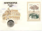 DDR 10 Mark Semperoper, Wiedereröffnung, Dresden, Berlin, -