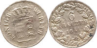 Württemberg 6 Kreuzer Königreich Württemberg, Stuttgart, Wilhelm I. -