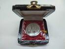 China Silbermedaille Panda, Munich International Coin Fair, 1 oz, in Box, mit Zerifikat -