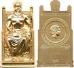 Cook Islands 20 Dollar Zeus Vater der Götter, 310/501, Elizabeth II, vergoldet, 3 oz, Silver, 999 -