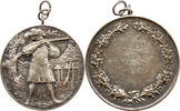 Weimarer Republik Schützenmedaille Sollinger Bundesschießen, Dassel, Messingmedaille, Henkel, versilbert, Oertel -
