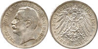 Herzogtum Baden 3 Mark GOTT MIT UNS, 1908-1915, FRIEDRICH II GROSHERZOG VON BADEN -