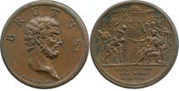 Schweiz Medaille PLUS CITOYEN, QUE PERE, Judgment of Brutus, Jean Dassier et fils -