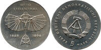 DDR 5 Mark Otto Lilienthal, 125. Geburtstag, 1848 - 1896, Berlin -