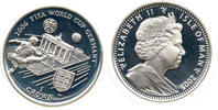 Isle of Man 1 Crown FIFA, World Cup 2006, Deutschland, Pobjoy Mint, Surrey, Elizabeth II -