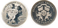 Togo 500 Francs XVIII World Cup, Deutschland 2006, Fußball Weltmeisterschaft -