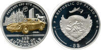 Palau 5 Dollar 125 Jahre Automobile, Ferrari 250 GTO, Balzers, Road Legends -