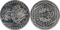 Frankreich 20 Euro 20 Jubiläum der Eurowährung, Monnaie de Paris, Joaguin Jiminez -