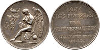 Deutsches Kaiserreich / Württemberg Silbermedaille Wilhelm I., Schulprämie der Stuttgarter Realschule, Gottlob August Dietelbach -