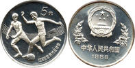 China 5 Yuan Weltcup 1986, Fußball, Mexiko, Weltmeisterschaft -