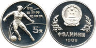 China 5 Yuan Weltcup 1986, Fußball, Mexiko, Weltmeisterschaft -