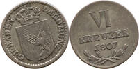 Baden 6 Kreuzer Karl Friedrich I., 1806 - 1811, Mannheim -