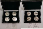China 4 x 5 Yuan Set Chinesische Besondere Persönlichkeiten, Shanghai Mint -