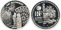 Frankreich 6,55957 Francs Art Gothique, Europa, Gothische Kunst, Monnaie de Paris -