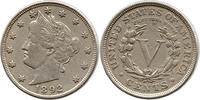 USA 5 cent United States Mint of Philadelphia, Liberty Nickel, mit CENTS -