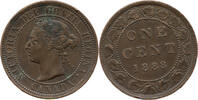 Kanada 1 Cent Victoria, Royal Mint Tower Hill, Leonard Charles Wyon, George William de Saulles -
