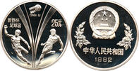 China 25 Yuan Spanien Fußballweltmeisterschaft, nur 40.000 Stk Auflage! -