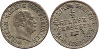 Preussen 1/2 Silbergroschen Wilhelm I., 1861 - 1888, 60 einen Thaler, Scheidemünze -