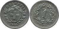 Schweiz 1 Rappen Helvetia, Coat of Arms, Bern -