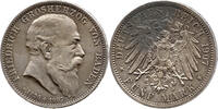 Baden 5 Mark Tod von, Friedrich I., 1856 - 1907, Karlsruhe, Rudolf Mayer -