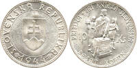 Slowakei 10 Korun 1944 F&uuml;rst Pribina, Ladislav Majersk&yacute;, Republik, 3.5g ... 27.75 US$  +  230.09 US$ shipping