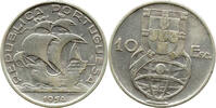 Portugal 10 Escudos 1954 Zweite Republik, 1926 - 1974, Segelschiff, 10.4... 34.69 US$  +  230.09 US$ shipping