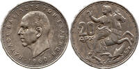 Griechenland 20 Drachmen 1960 Paul I., 1947 - 1964, Amphitrite, Pferd, D... 40.47 US$  +  230.09 US$ shipping