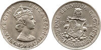 Bermuda 1 Crown 1964 Elizabeth II., 1952 - 2022, 1. Portrait, Royal Mint... 63.59 US$  +  230.09 US$ shipping