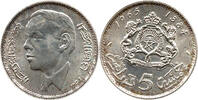 Marokko 5 Dirham 1965 Hassan II., 1961 - 1999, Monnaie de Paris, stempel... 80.93 US$  +  230.09 US$ shipping