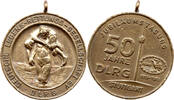 Deutschland Medaille 50 Jahre DLRG, Jubiläumsmedaille, Stuttgart, -