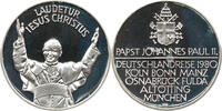 Deutschland Medaille Papst Johannes Paulus II., LAudetur Iesus Christus, München -