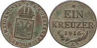 Kaisertum &Ouml;sterreich / Haus Habsburg 1 Kreuzer 1816 A Franz II., 1804 - ... 187.36 元  ＋  412.19 元 运费