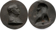 Frankreich Medaille Napoleon Bonaparte, Uniform, Henkelspur -
