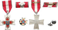 DDR Brandschutzehrenzeichen Silber, 25 Jahre Treuer Dienst im Brandschutz, -