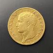 Frankreich 40 Francs Gold AN 13 A Napoleon I. 1804-1814, 1815. Winz. Schrötlingsfehler. VF+