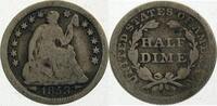 USA Vereinigte Staaten von Amerika Half Dime -