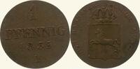 Braunschweig-Calenberg-Hannover Cu Pfennig Wilhelm IV. 1830-1837. -