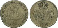 Württemberg 6 Kreuzer Friedrich I. 1806-1816. -